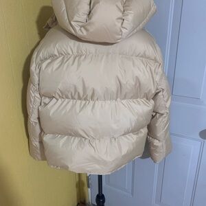 Beige Puffer Jacket